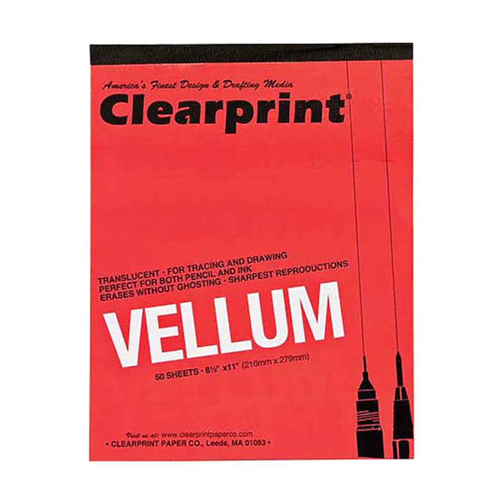 Sketchbooks & Pads, Art & School, 1000H, Clearprint, 16#, Vellum, 72639